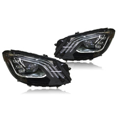 Complet Headlight Headlamp Left & Right Side Compatible With Mercedes & Mercedes Benz & S CLASS W222 2014-2019