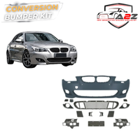 Complete Conversion Bumper Body Kit Compatible With BMW 5 Series E60 (2004-2010) To M Sport Mt M Tech Style Upgrade | Shipping Cost Not Included