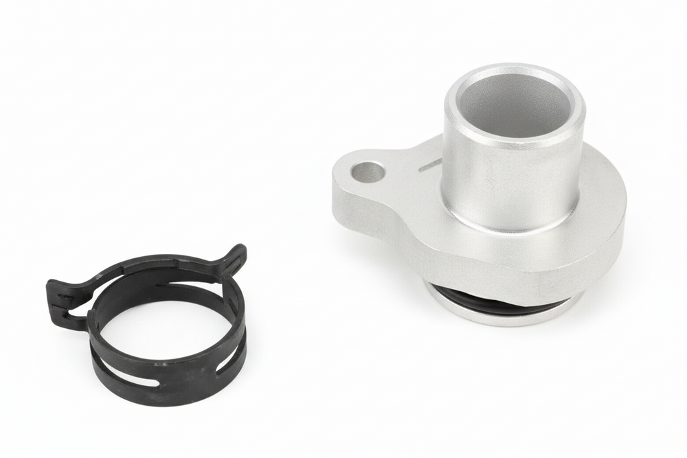 Cylinder Block Water Pipe Aluminum Connector 11537584549 Compatible With BMW E90 E93 E84