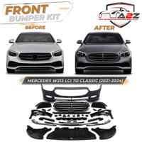 Front Bumper Kit Compatible With Mercedes Benz W213 LCI Upgrade To Mercedes Benz Classic (2021-2024) Tag No. FBK.203 (Shipping Cost Not Included In Price)