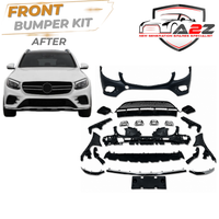 Front Bumper Kit Compatible With Mercedes Benz W253 GLC Upgrade To Mercedes Benz AMG (2016-2019) Tag No.FBK.204 (Shipping Cost Not Included In Price)