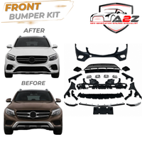 Front Bumper Kit Compatible With Mercedes Benz W253 GLC Upgrade To Mercedes Benz AMG (2016-2019) Tag No.FBK.204 (Shipping Cost Not Included In Price)