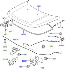 Door Latch FPS500020 Compatible With DISCOVERY V (L462) FREELANDER 2 (L359) | LR2 RANGE ROVER EVOQUE (L538) RANGE ROVER IV (L405) RANGE ROVER SPORT I (L320)