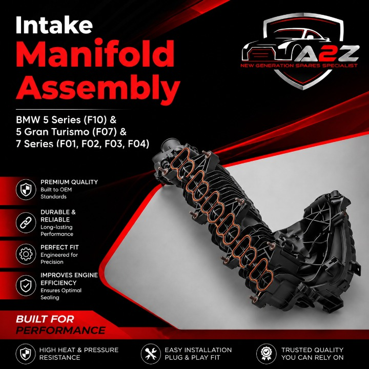 Intake Manifold Assembly 11618511363 11617800088 Compatible With BMW 5 Series (F10) & 5 Gran Turismo (F07) & 7 Series (F01, F02, F03, F04)