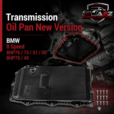 Transmission Oil Pan-New Version 1086298437 Compatible With BMW 8 Speed 8HP76 / 75 / 51 / 50 8HP70 / 45