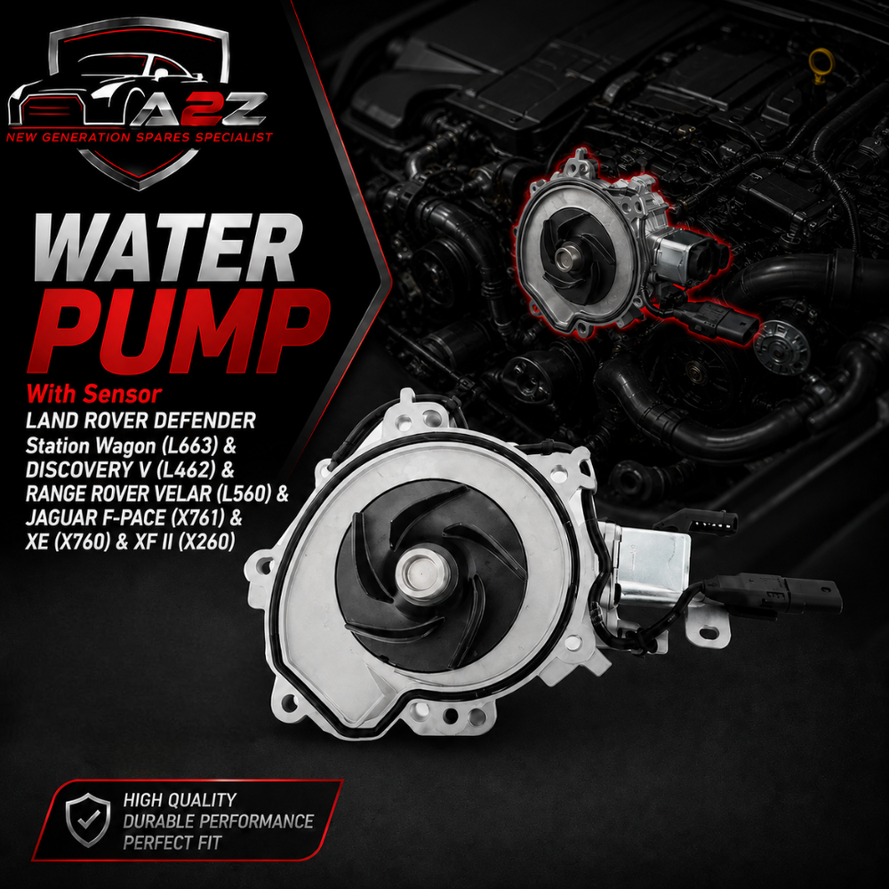 Water Pump With Sensor LR123906 Compatible With LAND ROVER DEFENDER Station Wagon (L663) & DISCOVERY V (L462) & RANGE ROVER VELAR (L560) & JAGUAR F-PACE (X761) & XE (X760) & XF II (X260) Tag-W-88