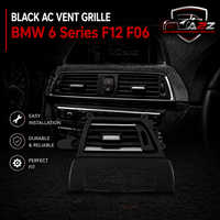 Black Ac Vent Grille Right 64229197487 & Left 64229197488 Compatible With BMW 6 Series F12 F06