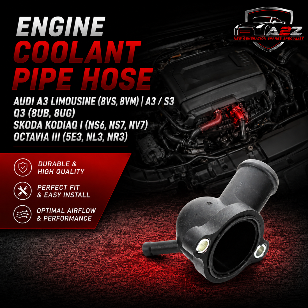Engine Coolant Pipe Hose 04L121131J 04L121131AA 04L121133AA 04L121131E Compatible With AUDI A3 Limousine (8VS, 8VM) | A3 / S3 & Q3 (8UB, 8UG) & SKODA KODIAQ I (NS6, NS7, NV7) & OCTAVIA III (5E3, NL3, NR3) Tag No.59