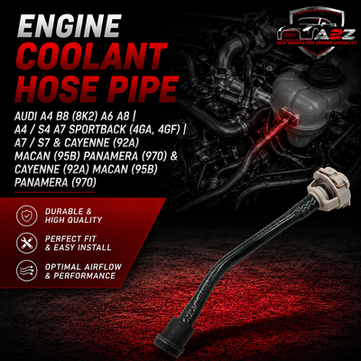 Engine Coolant Hose Pipe 059121731B 059121731A 059121731D For AUDI A4 B8 (8K2) A6 A8 | A4 / S4 A7 Sportback (4GA, 4GF) | A7 / S7 & CAYENNE (92A) MACAN (95B) PANAMERA (970) & CAYENNE (92A) MACAN (95B) PANAMERA (970) Tag No.258