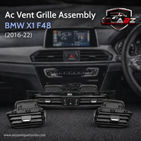 Black Ac Vent Grille Assembly Center 64229292741 & Right 64229292740 & Left 64229292739 Compatible With BMW X1 F48