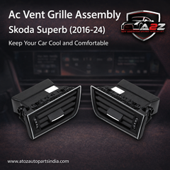 Ac Vent Grille Assembly Black Right 3VD819702 Left 3VD819701 Compatible With Skoda Superb 2016-2024