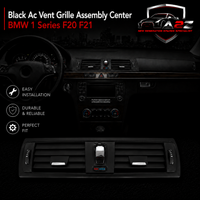 Black Ac Vent Grille Assembly Center 9207116 & Right 9205355 & Left 9205356 Compatible With BMW 1 Series F20 F21