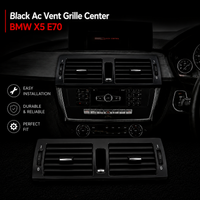 Black Ac Vent Grille Center 64229220101 & Right 64229227768 & Left 64229227767 & Rear 64226954953 Compatible With BMW X5 E70