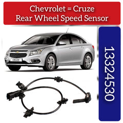 Rear Wheel Speed ABS Sensor 13324530 13346945 13470643 12783655 Compatible With CHEVROLET CRUZE