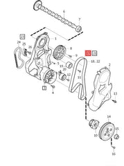 Timing Belt Kit CT1010K1 31258305 Compatible With VOLVO S60 II (134), S80 II (124), V40 Hatchback (525), XC60 I SUV (156), XC60 I VAN (156), XC90 I (275) (CONTINENTAL)