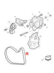 Belt 8PK1535 Compatible With VOLVO FH & FM Tag-BEL-16