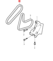 Elast Multi Rib Belt 5PK868 30650846 Compatible With VOLVO S40 (CONTINENTAL)