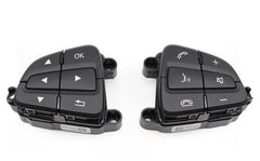 Black Steering Wheel Buttons Assembly Black Left 09990506009107 Right 09990507009107 Compatible With Mercedes Benz A-Class W176 & B-Class W246 & CLA W117 & CLS W218 & GLE !66 & GLS 166