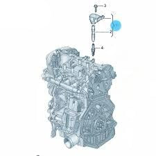 Ignition Coil 06K905110G Compatible With AUDI A4 A5 A6 & VW VW TIGUAN ALLSPACE (BW2, BJ2)