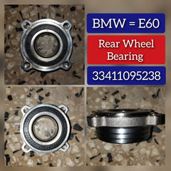Rear Wheel Bearing 33411095238 33416762314 33416764180 6762314 6764180 Compatible With BMW 5 Series E60