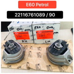 Engine Motor Mount Set Compatible With BMW 5 Series E60 Engine Motor Mount Left 22116761089 & Right 22116761090