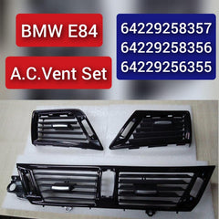 Black  Center Ac Vent Grille 64229258357 Compatible With BMW X1 E84