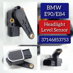 Headlight Level Sensor 37146853753 Compatible With BMW 3 Series E90 & 5 Series E60 & X1 E84 & X5 E70 & X6 E71, E72 & Z4 Roadster E89