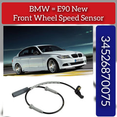 Front Left/Right ABS Wheel Speed Sensor 34526760424 34526785020 34526870075 34526762465 Compatible With BMW 3 Series E90