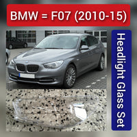 Front Headlight Glass Compatible With BMW F07 (2010-15)