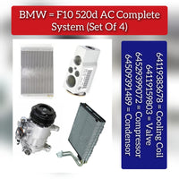 Air Conditioning Evaporator (Cooling Coil) 64119383678 64119237501 Compatible with BMW 5 Series (F10) LCI & 6 Convertible (F12) & 7 Series (F01, F02, F03, F04) & ROLLS-ROYCE DAWN (RR6) & GHOST I (RR4) & WRAITH (RR5)