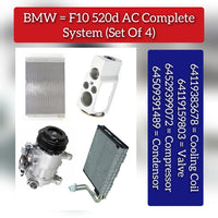 AC Condenser 64509391489 Compatible with BMW 5 Series (F10) & 5 Gran Turismo (F07) & 7 Series (F01, F02, F03, F04)