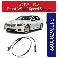 Front Left/Right ABS Wheel Speed Sensor 34526775863 34526782099 34526853859 Compatible With BMW 5 Series F10 & 6 Series F12 & 7 Series F01, F02, F03, F04