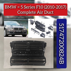 Front Radiator Grille Air Shutter With Motor 51747200824 Compatible With BMW 5 Series (F10)