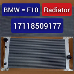 Radiator 17118509175 17118509177 Compatible with BMW 5 Series F10 & 5 Gran Turismo (F07) & 7 Series (F01, F02, F03, F04)