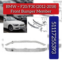 Front Bumper Member 51117255393 Compatible With BMW 1 series F20/3 series F30 (2012-2018)