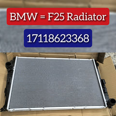 Radiator 17117823567 17118623368 Compatible with BMW X3 F25