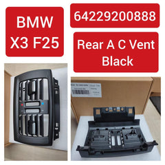 Black Rear Ac Vent Grille 64229200888 Compatible With BMW X3 F25 & X4 F26