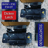 Dicky Latch 51247397630 Compatible With BMW 3 Series F30 & 3 Series GT F34 2014-2019