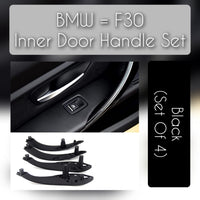 Inner Door Handle Assembly (Without Leather Set Of 4) Compatible With BMW 3 Series F30