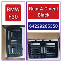 Black Rear Ac Vent Grille 64229265350 Compatible With BMW 3 Series F30