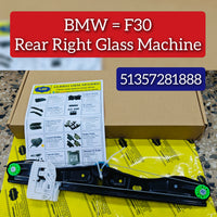 Rear Right Glass Machine 51357281888 Compatible With BMW F30