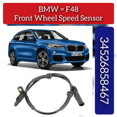 Rear Left/Right ABS Wheel Speed Sensor 34526850764 34526858467 Compatible With BMW X1 F48