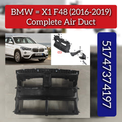 Complete Air Duct 51747374197 Compatible With BMW X1 F48 (2016-2019)