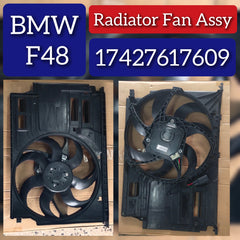 Engine Radiator Cooling Fan Assembly 17427617609 Compatible With BMW X1 (F48) & MINI (F55) | MINI / COOPER & MINI (F56) | MINI / COOPER