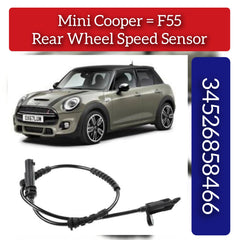Rear Left/Right ABS Wheel Speed Sensor 34526850762 34526858466 Compatible With MINI F55 & MINI F56