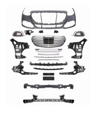 A To Z Compatible With Mercedes Benz S Class W223 (2021-2025) Front Bumper Upgrade Convert To Maybach Mhb S680 Fog Grill Bumper Body Kit Gc W223-001 CC-9714 (Shipping Cost Not Included In Price)