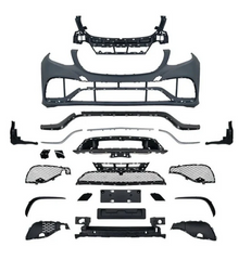 A To Z Compatible With Mercedes Benz Gle W166 (2016-2019) Front Bumper Upgrade Convert To Amg Gle63 Amg Bumper Body Kit W166-002 Gc CC-9615 (Shipping Cost Not Included In Price)