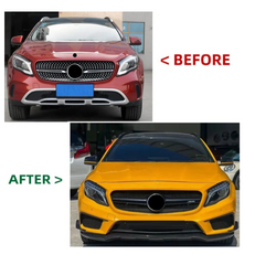 A To Z Compatible With Mercedes Benz Gla W156 X156 (2014-2019) Upgrade Facelift Convert To Gla45 Amg Front Body Kit Bumper CC-9668 (Shipping Cost Not Included In Price)
