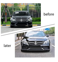 A To Z Compatible With Mercedes Benz E Class W212 Lci (2014-2016) Front Bumper Upgrade Convert To Amg E63 Amg Bumper Body Kit Gc W212-005 CC-9706 (Shipping Cost Not Included In Price)