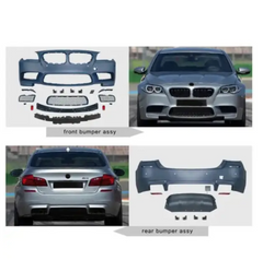 A To Z Compatible With BMW 5 Series F10 (2010-2017) To M5 M Sports M Performance Bumper Body Kit Without Fog Lamp CC-3882 (Shipping Cost Not Included In Price)